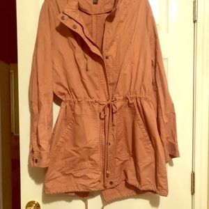 Lightweight drawstring waist jacket